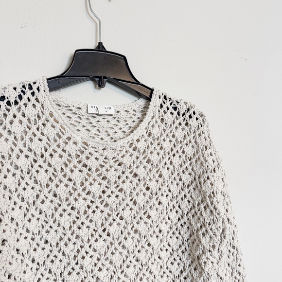 Studio B Cream Knit Sweater - Picture 3 of 8